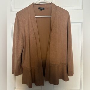 Verve Ami Lightweight Camel Knit Cardigan